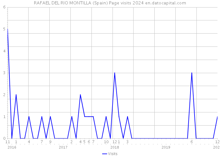 RAFAEL DEL RIO MONTILLA (Spain) Page visits 2024 