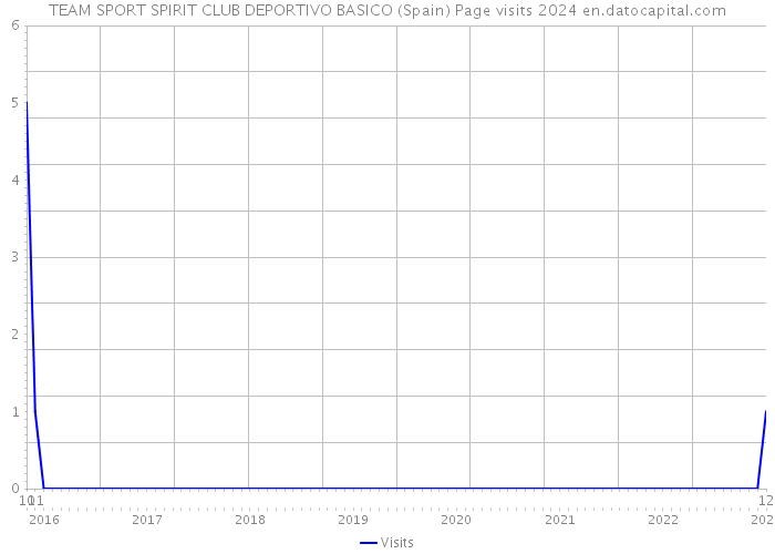 TEAM SPORT SPIRIT CLUB DEPORTIVO BASICO (Spain) Page visits 2024 