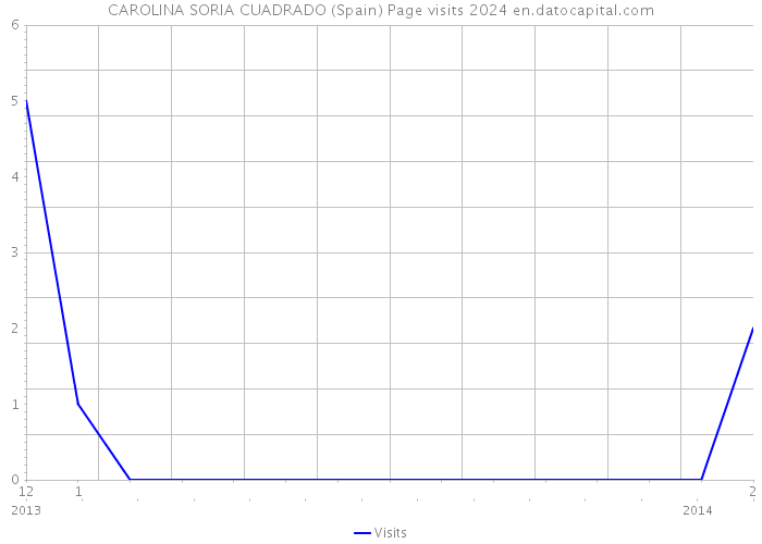 CAROLINA SORIA CUADRADO (Spain) Page visits 2024 