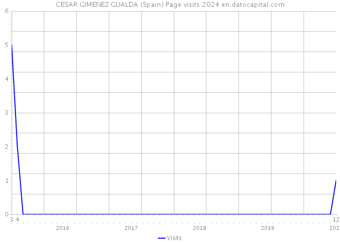 CESAR GIMENEZ GUALDA (Spain) Page visits 2024 