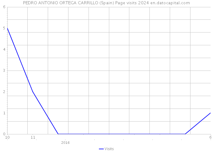 PEDRO ANTONIO ORTEGA CARRILLO (Spain) Page visits 2024 