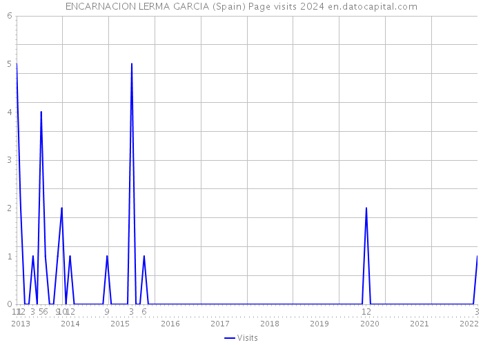 ENCARNACION LERMA GARCIA (Spain) Page visits 2024 