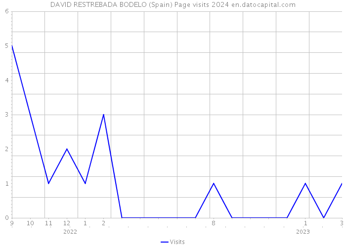 DAVID RESTREBADA BODELO (Spain) Page visits 2024 