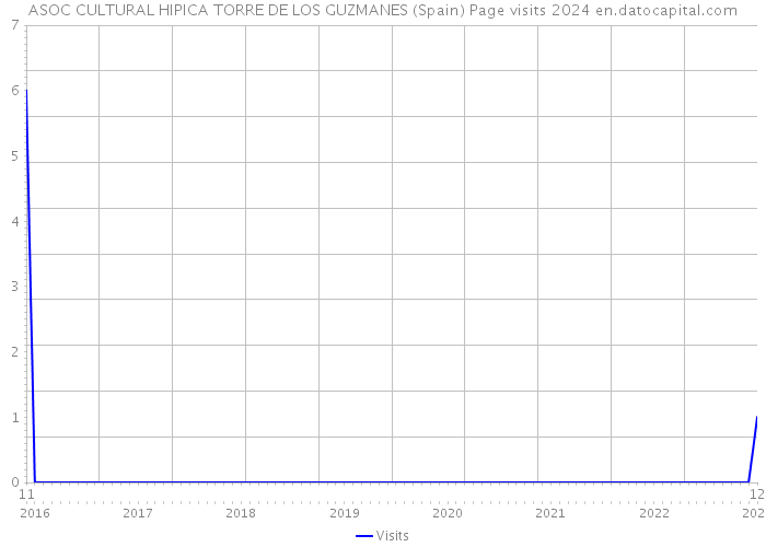 ASOC CULTURAL HIPICA TORRE DE LOS GUZMANES (Spain) Page visits 2024 