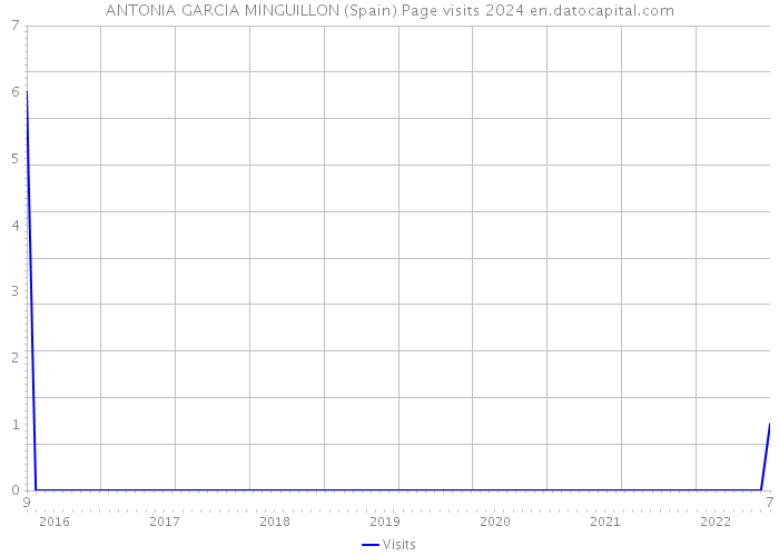 ANTONIA GARCIA MINGUILLON (Spain) Page visits 2024 