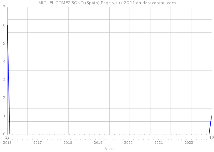 MIGUEL GOMEZ BONO (Spain) Page visits 2024 