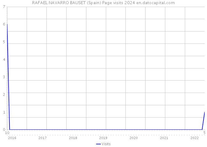 RAFAEL NAVARRO BAUSET (Spain) Page visits 2024 