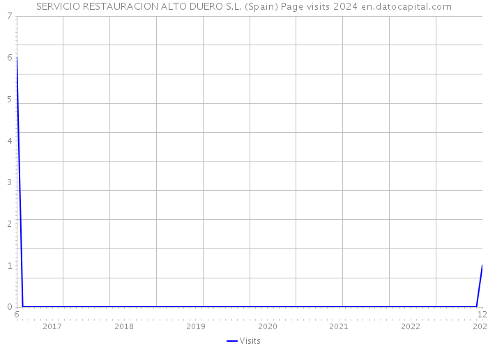 SERVICIO RESTAURACION ALTO DUERO S.L. (Spain) Page visits 2024 