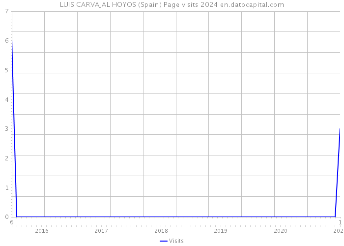 LUIS CARVAJAL HOYOS (Spain) Page visits 2024 