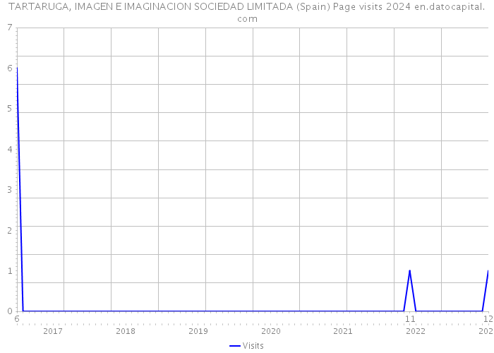 TARTARUGA, IMAGEN E IMAGINACION SOCIEDAD LIMITADA (Spain) Page visits 2024 