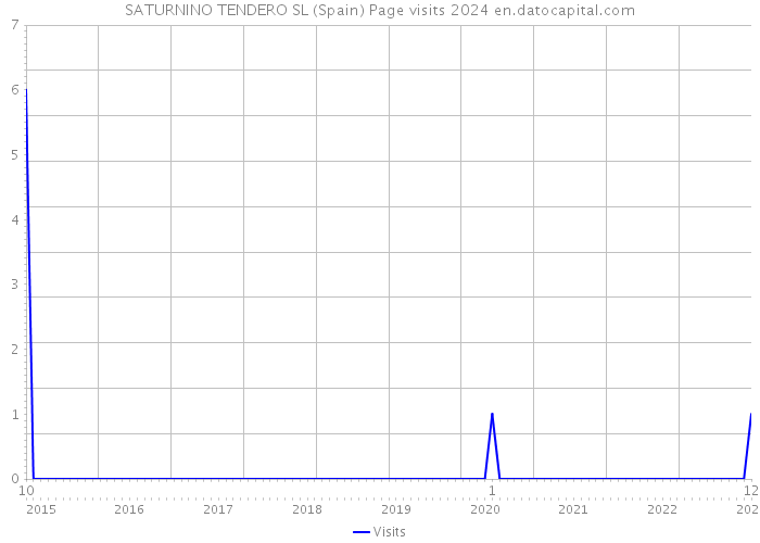 SATURNINO TENDERO SL (Spain) Page visits 2024 