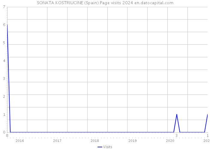 SONATA KOSTRIUCINE (Spain) Page visits 2024 