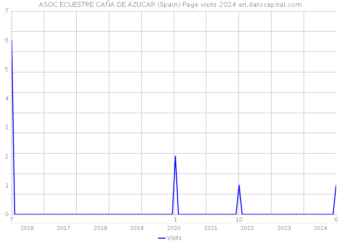 ASOC ECUESTRE CAÑA DE AZUCAR (Spain) Page visits 2024 