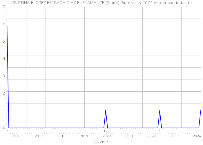 CRISTINA FLOREZ ESTRADA DIAZ BUSTAMANTE (Spain) Page visits 2024 