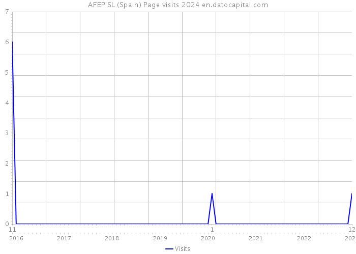 AFEP SL (Spain) Page visits 2024 