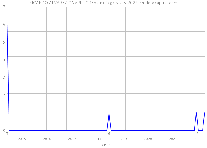 RICARDO ALVAREZ CAMPILLO (Spain) Page visits 2024 