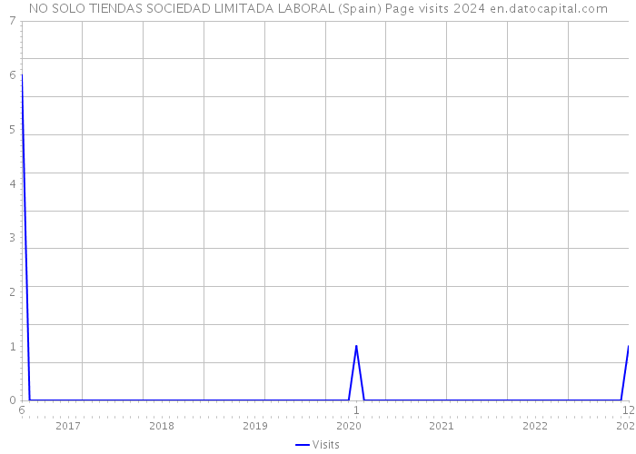 NO SOLO TIENDAS SOCIEDAD LIMITADA LABORAL (Spain) Page visits 2024 