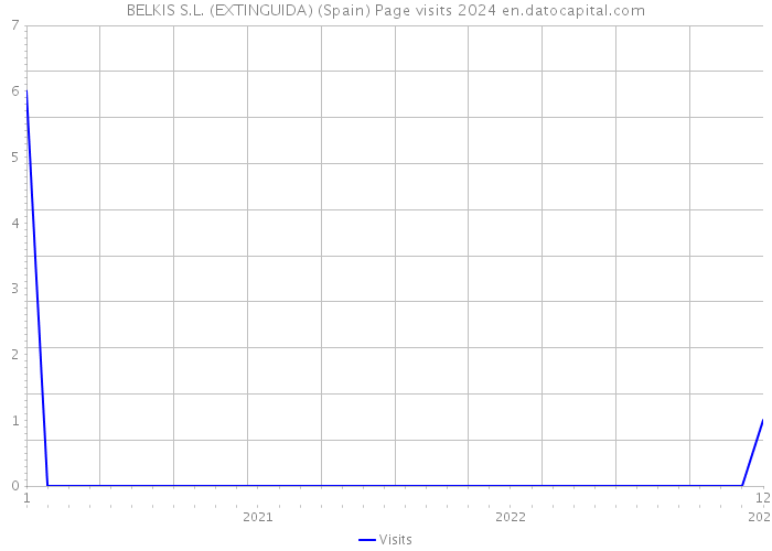 BELKIS S.L. (EXTINGUIDA) (Spain) Page visits 2024 