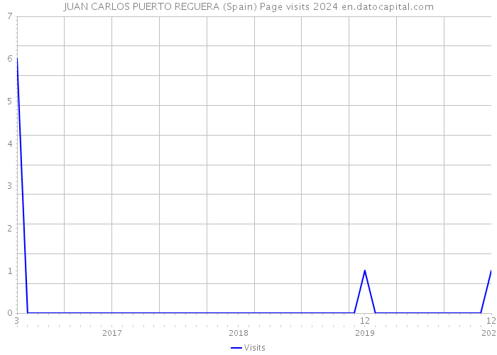 JUAN CARLOS PUERTO REGUERA (Spain) Page visits 2024 