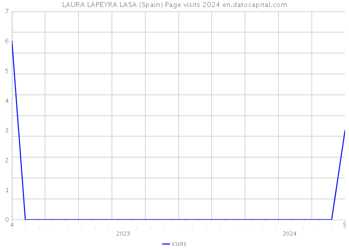 LAURA LAPEYRA LASA (Spain) Page visits 2024 