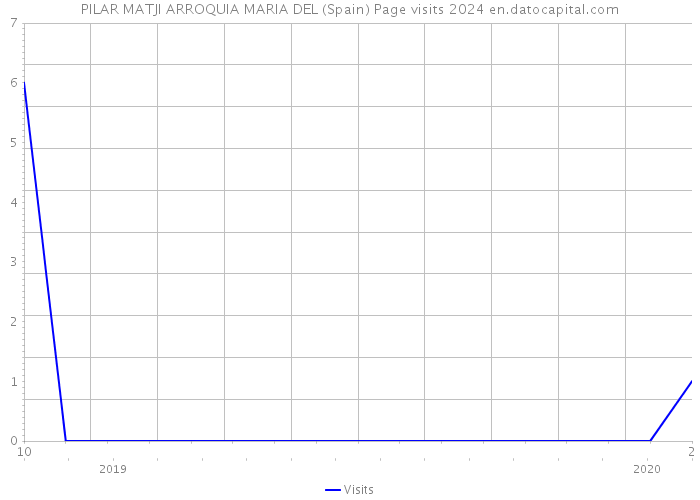 PILAR MATJI ARROQUIA MARIA DEL (Spain) Page visits 2024 