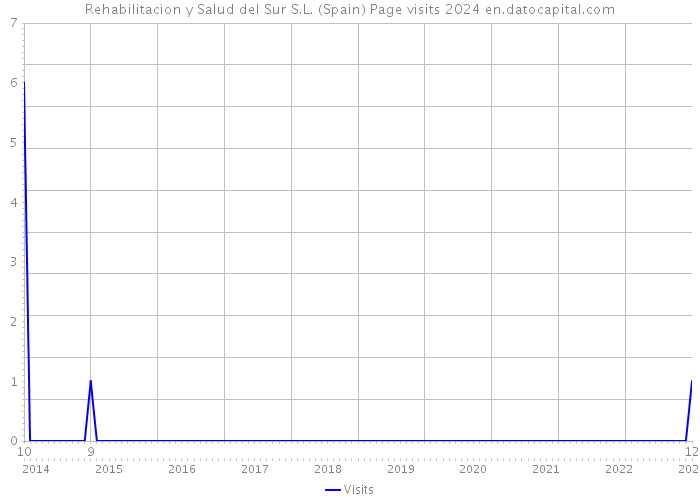 Rehabilitacion y Salud del Sur S.L. (Spain) Page visits 2024 
