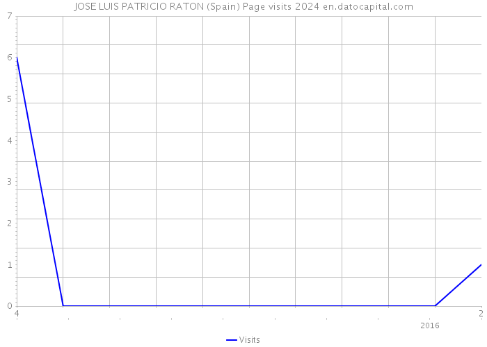 JOSE LUIS PATRICIO RATON (Spain) Page visits 2024 