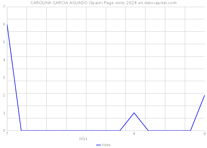 CAROLINA GARCIA AGUADO (Spain) Page visits 2024 