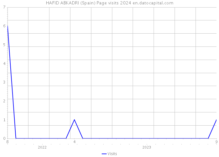 HAFID ABKADRI (Spain) Page visits 2024 