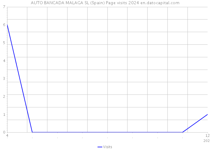 AUTO BANCADA MALAGA SL (Spain) Page visits 2024 