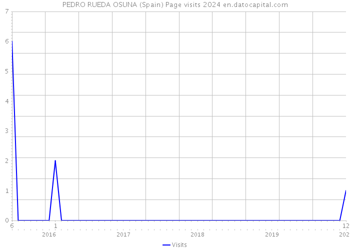 PEDRO RUEDA OSUNA (Spain) Page visits 2024 