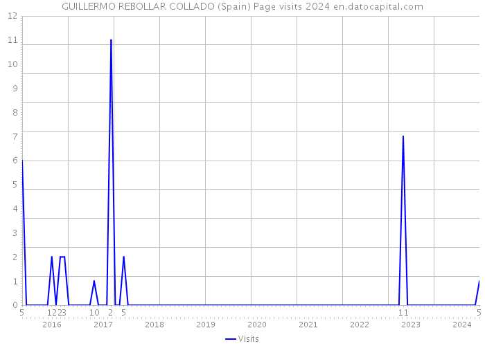 GUILLERMO REBOLLAR COLLADO (Spain) Page visits 2024 