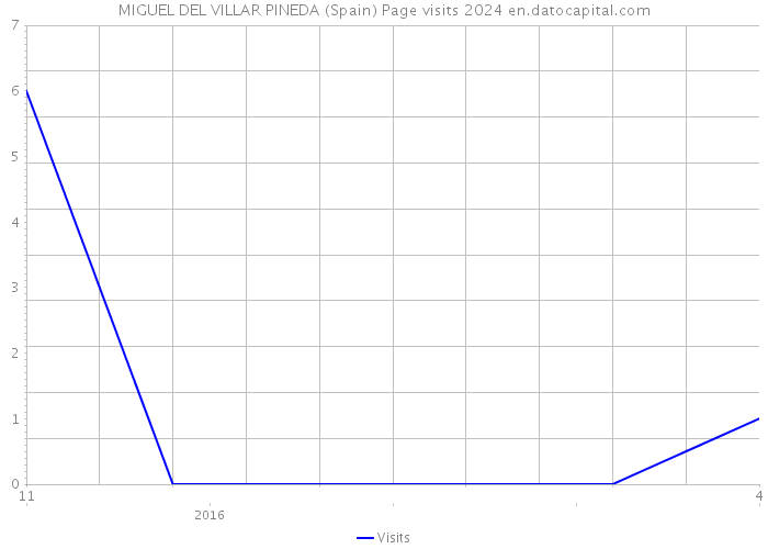 MIGUEL DEL VILLAR PINEDA (Spain) Page visits 2024 