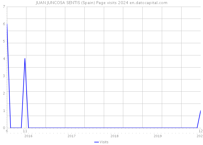 JUAN JUNCOSA SENTIS (Spain) Page visits 2024 