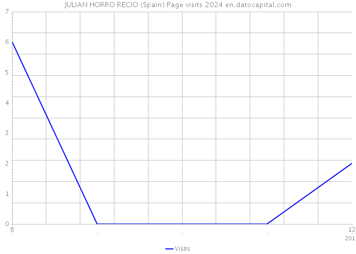 JULIAN HORRO RECIO (Spain) Page visits 2024 