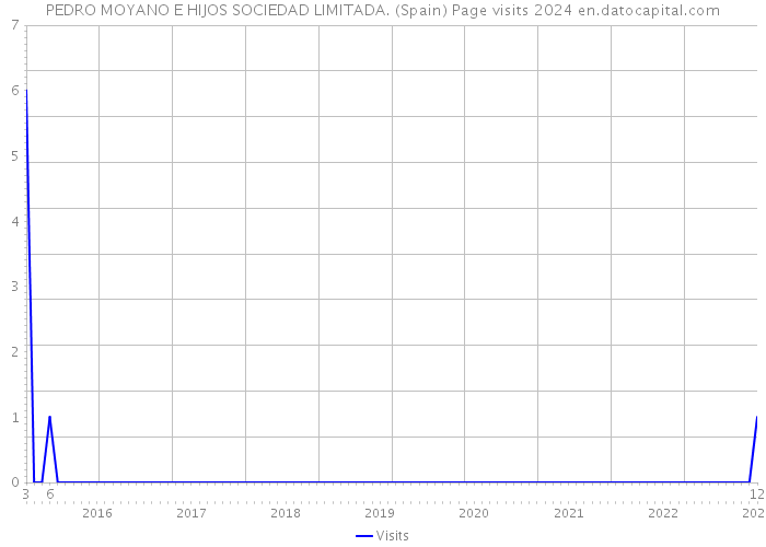 PEDRO MOYANO E HIJOS SOCIEDAD LIMITADA. (Spain) Page visits 2024 