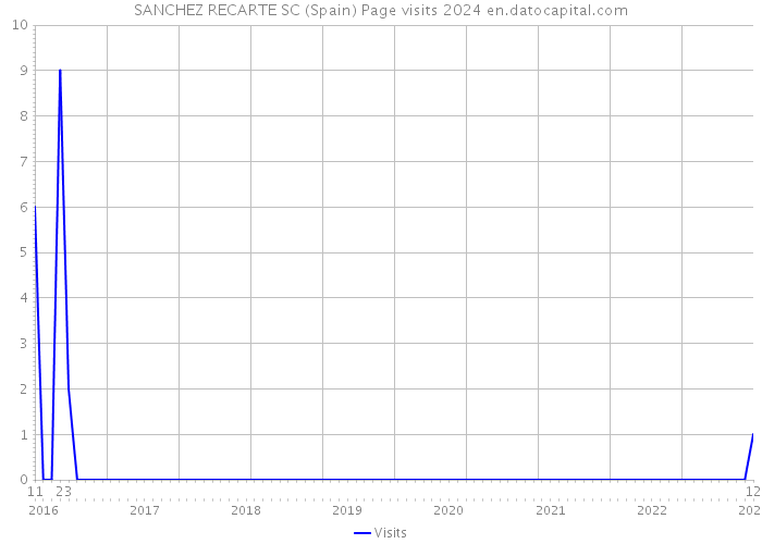SANCHEZ RECARTE SC (Spain) Page visits 2024 