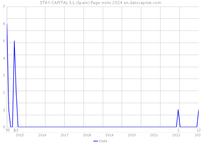 STAY CAPITAL S.L (Spain) Page visits 2024 