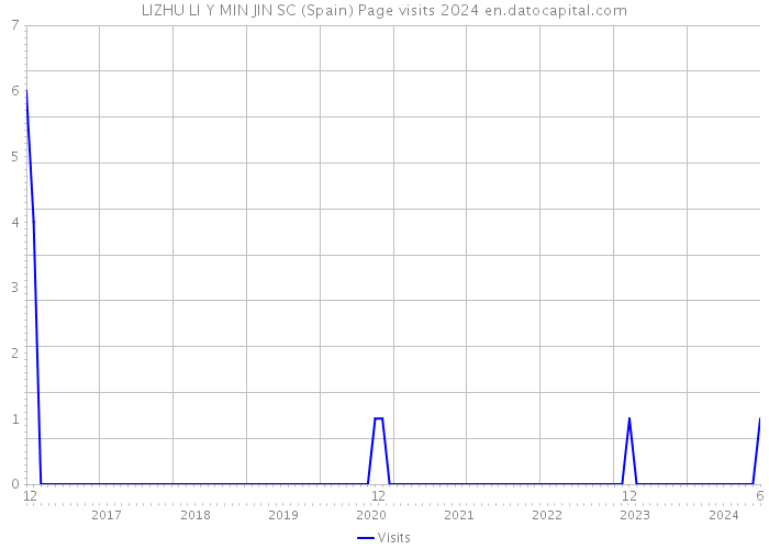 LIZHU LI Y MIN JIN SC (Spain) Page visits 2024 