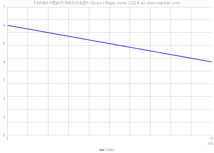 FARIBA NEJATI MASOULEH (Spain) Page visits 2024 