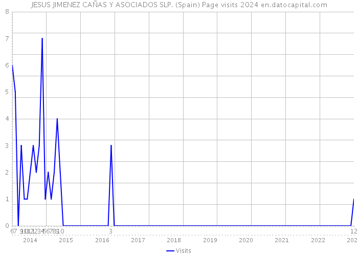 JESUS JIMENEZ CAÑAS Y ASOCIADOS SLP. (Spain) Page visits 2024 