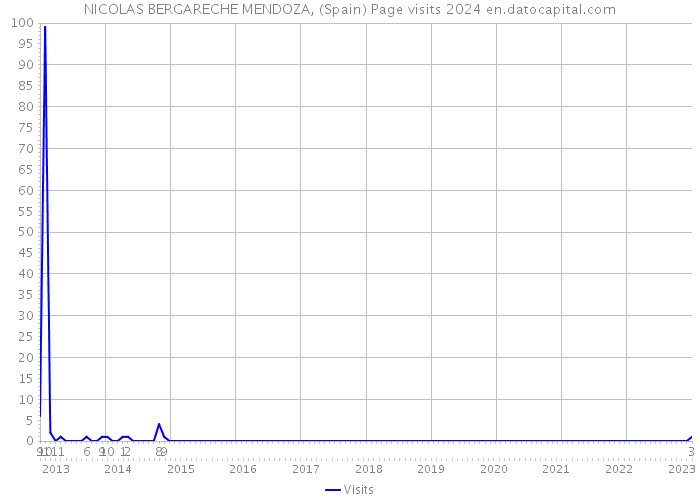 NICOLAS BERGARECHE MENDOZA, (Spain) Page visits 2024 