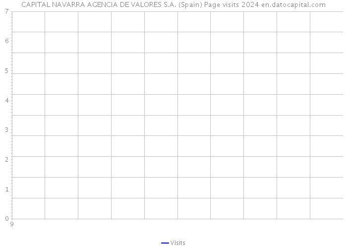 CAPITAL NAVARRA AGENCIA DE VALORES S.A. (Spain) Page visits 2024 