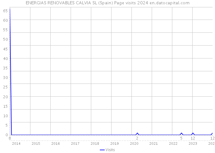ENERGIAS RENOVABLES CALVIA SL (Spain) Page visits 2024 