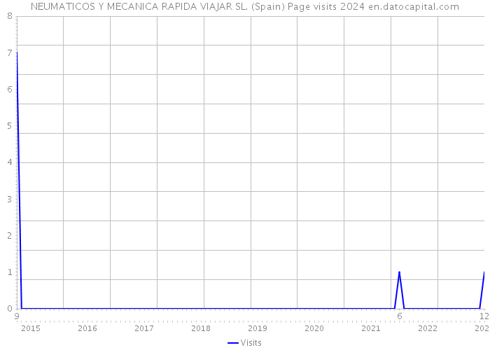 NEUMATICOS Y MECANICA RAPIDA VIAJAR SL. (Spain) Page visits 2024 