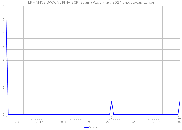 HERMANOS BROCAL PINA SCP (Spain) Page visits 2024 