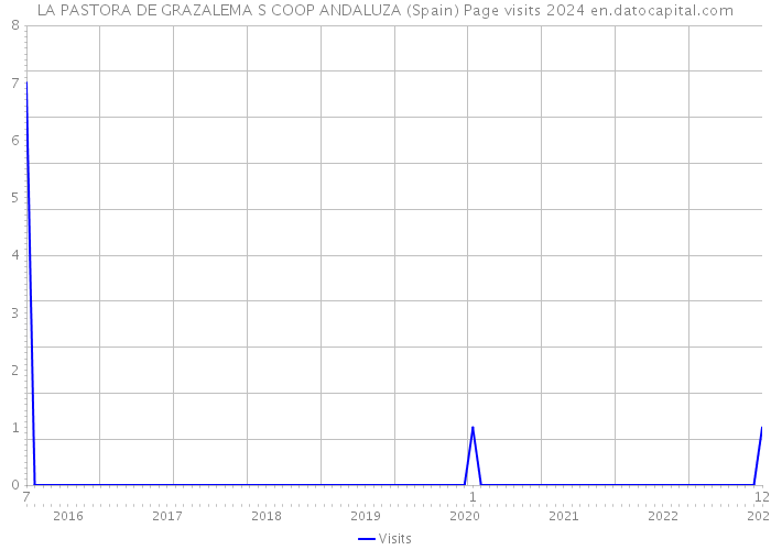 LA PASTORA DE GRAZALEMA S COOP ANDALUZA (Spain) Page visits 2024 