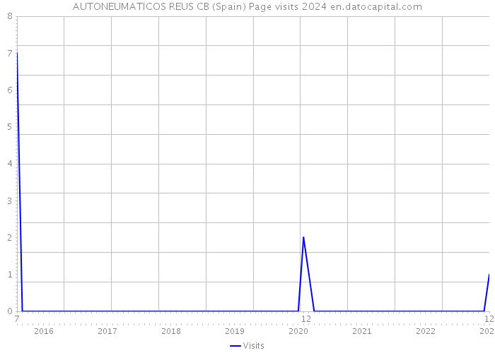 AUTONEUMATICOS REUS CB (Spain) Page visits 2024 