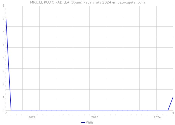 MIGUEL RUBIO PADILLA (Spain) Page visits 2024 