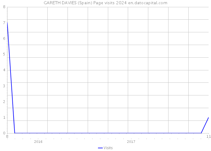 GARETH DAVIES (Spain) Page visits 2024 